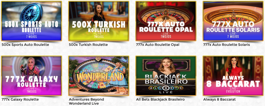 Casino en vivo en Unique Casino